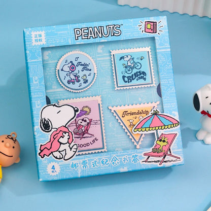 Snoopy Stamp Style Bookmark Set