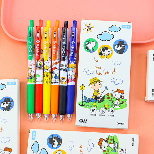 Retractable Gel Pen, Quick-Drying